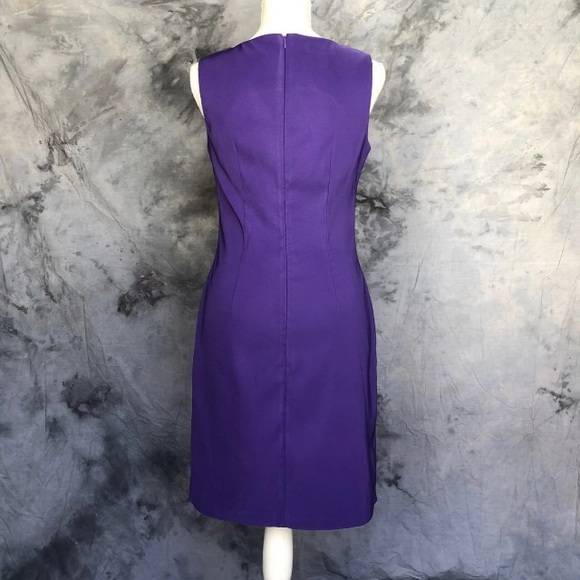 Dress barn, Size 4, Solid Purple Dress! - Picture 3 of 4